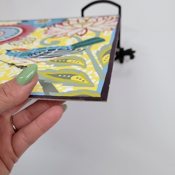 Floral Garden with Bird Paint by Number Painting Finished 11 by 11‎ Botanical - Picture 5 of 16